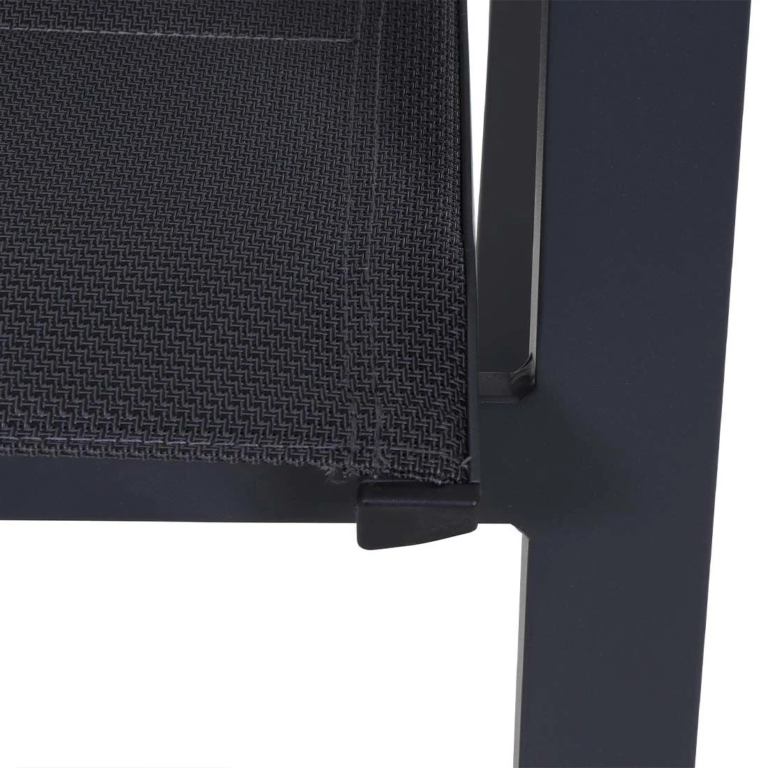 Siena Garden Milano Stapelsessel Aluminium/Ranotex®-Gewebe Matt Anthrazit/Grau 9 Siena Garden Milano Stapelsessel Aluminium/Ranotex®-Gewebe Matt Anthrazit/Grau – Bild 7