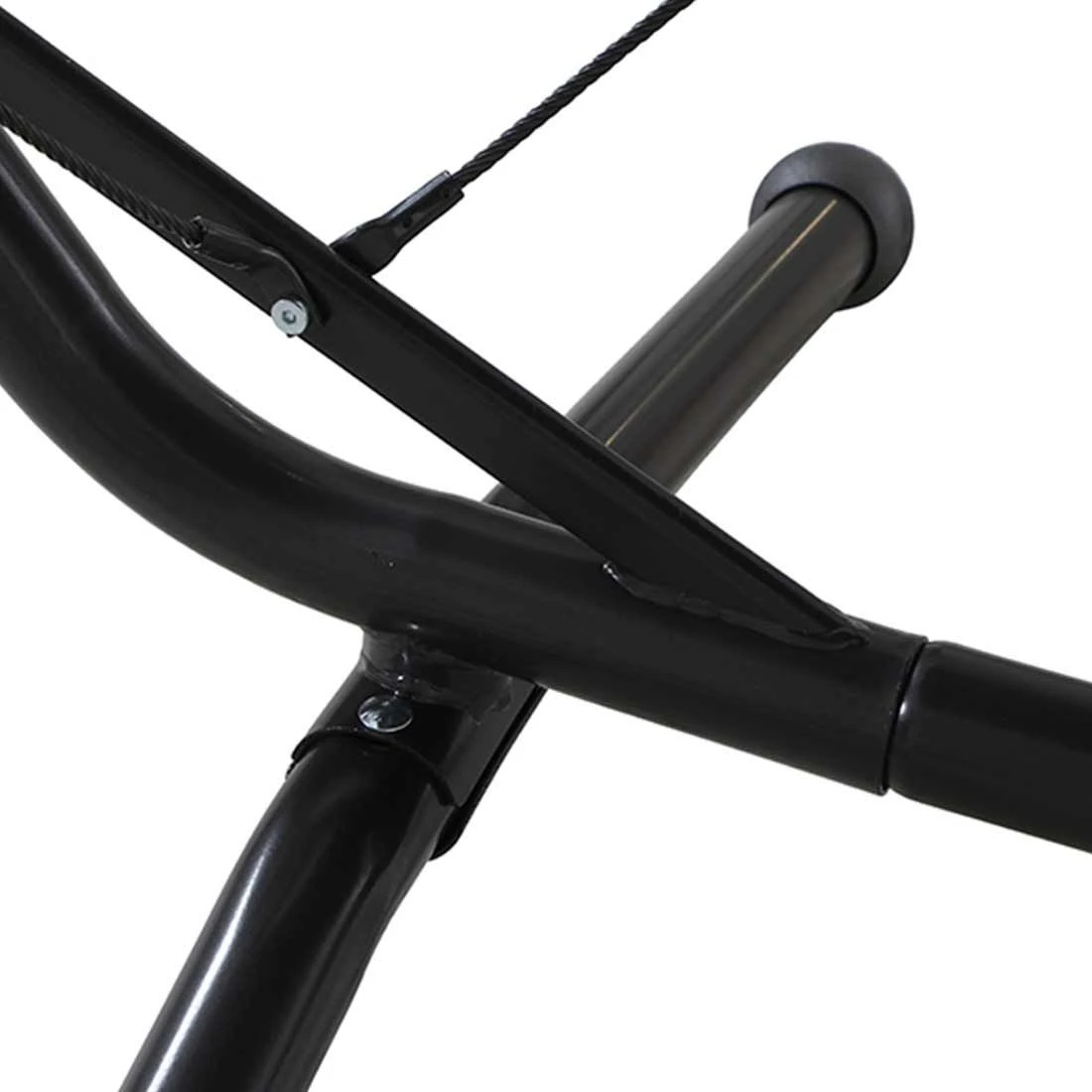 Siena Garden Panama Hängematte Mit Gestell Stahl/Oxfordgewebe Grau/Dunkelgrau 9 Siena Garden Panama Hängematte Mit Gestell Stahl/Oxfordgewebe Grau/Dunkelgrau – Bild 7