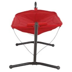 Siena Garden Panama Hängematte Mit Gestell Stahl/Oxfordgewebe Grau/Rot -Gartenmöbel Geschäft siena garden panama haengematte mit gestell stahl oxfordgewebe 1363827 3