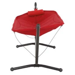 Siena Garden Panama Hängematte Mit Gestell Stahl/Oxfordgewebe Grau/Rot -Gartenmöbel Geschäft siena garden panama haengematte mit gestell stahl oxfordgewebe 1363827 4