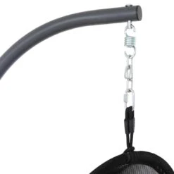 Siena Garden Yobaya Hängesessel Stahl/Polyester Inkl. Kissen Anthrazit/Cool Black -Gartenmöbel Geschäft siena garden yobaya haengesessel stahl polyeser inkl kissen 1363651 12