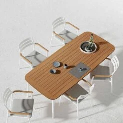 Solpuri Charlie Gartentisch 170x100 Cm Aluminium/Teak White/Natur 15 Solpuri Charlie Gartentisch 170x100 Cm Aluminium/Teak White/Natur -Gartenmöbel Geschäft solpuri charlie gartentisch 170x100cm aluminium teak 1475048 5