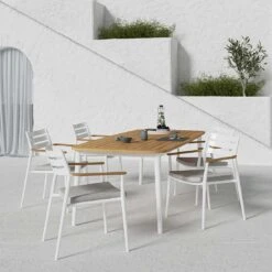 Solpuri Charlie Gartentisch 170x100 Cm Aluminium/Teak White/Natur 17 Solpuri Charlie Gartentisch 170x100 Cm Aluminium/Teak White/Natur -Gartenmöbel Geschäft solpuri charlie gartentisch 170x100cm aluminium teak 1475048 7