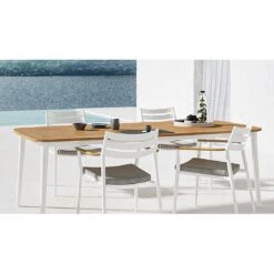 Solpuri Charlie Gartentisch 170x100 Cm Aluminium/Teak White/Natur 19 Solpuri Charlie Gartentisch 170x100 Cm Aluminium/Teak White/Natur -Gartenmöbel Geschäft solpuri charlie gartentisch 170x100cm aluminium teak 1475048 9