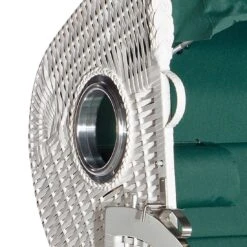 SonnenPartner Classic Strandkorb Geflecht/Fichte Weiß/Moosgrün -Gartenmöbel Geschäft sonnenpartner classic strandkorb geflecht fichte 1469405 2