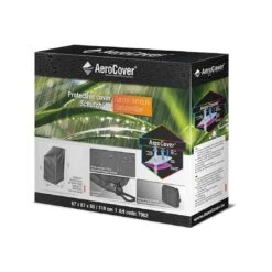 AeroCover Gartenstuhl Schutzhülle 67x67x80/110cm Polyester Uni Anthrazit -Gartenmöbel Geschäft stapelstuhlhulle 67x67x80 110cm 8
