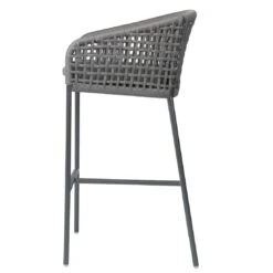 Stern Greta Garten-Barstuhl Aluminium/Rope Inklusive Kissen Anthrazit/Platin/Seidengrau -Gartenmöbel Geschäft stern greta barhocker aluminium rope inkl kissen anthrazit platin seidengrau 1198508 4