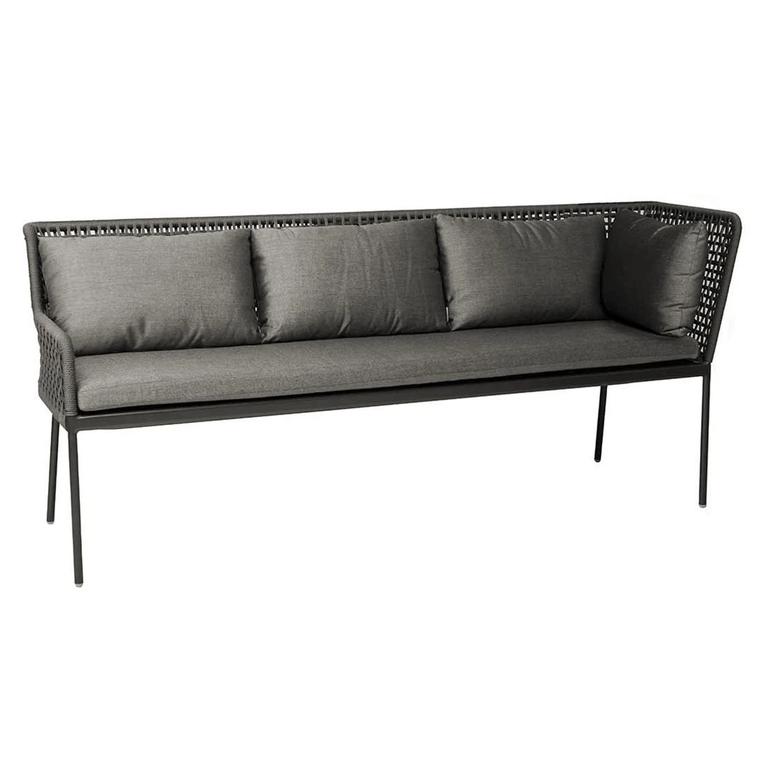 Stern Greta Dininglounge Aluminium/Polyacryl Anthrazit/Seidengrau 5 Stern Greta Dininglounge Aluminium/Polyacryl Anthrazit/Seidengrau – Bild 3