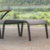 Stern Laris Lounge Hocker Aluminium/Textilene Schwarz Matt/Leinen Grau -Gartenmöbel Geschäft stern laris loungehocker aluminium textilene 1363112 1
