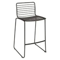 Stern Levi Garten-Barstuhl Edelstahl Anthrazit