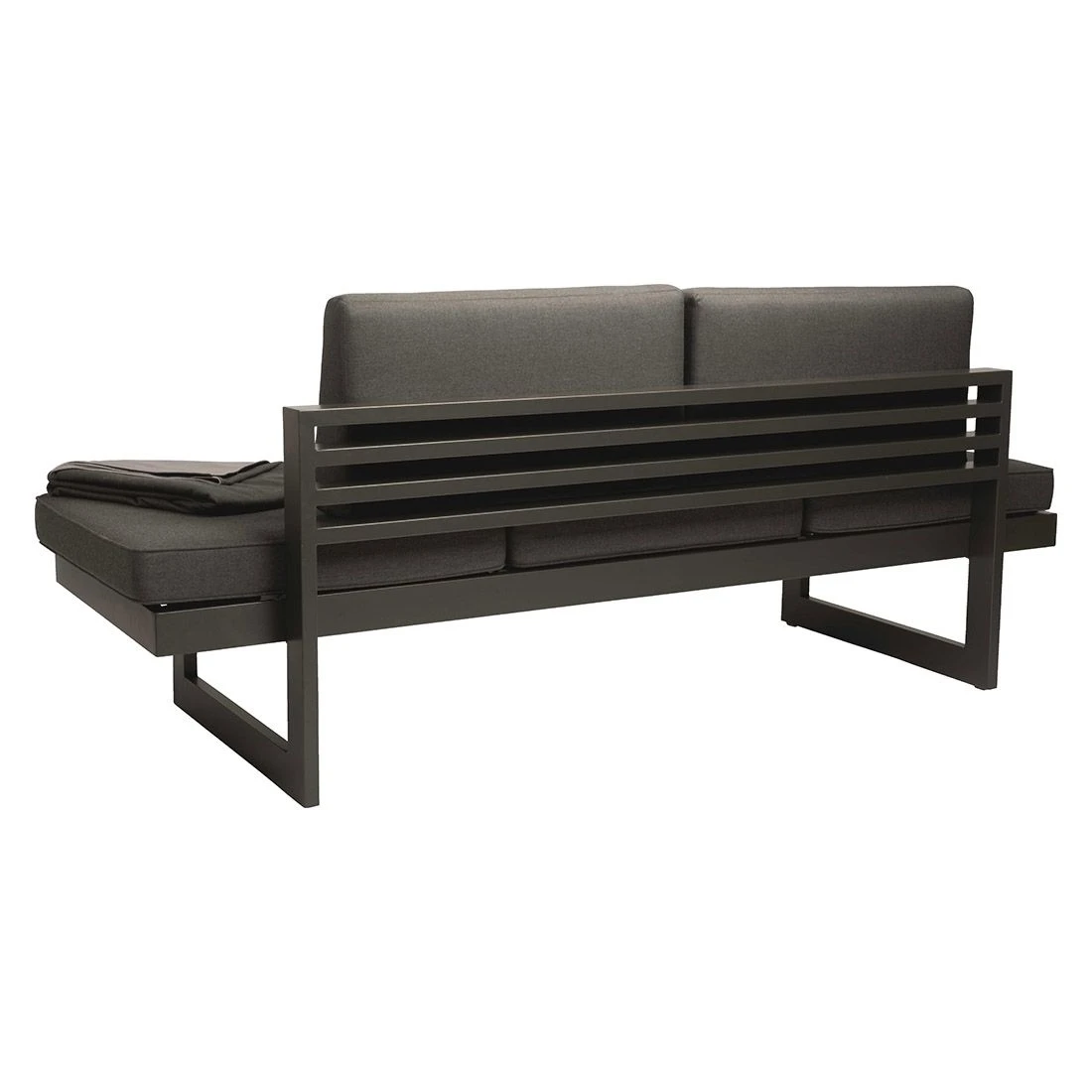 Stern New Holly Diningbank/Liege Aluminium/Outdoorstoff Anthrazit/Schiefergrau 4 Stern New Holly Diningbank/Liege Aluminium/Outdoorstoff Anthrazit/Schiefergrau – Bild 2