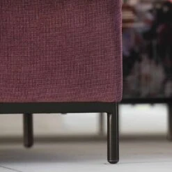 Stern Taavi Flower Hocker Aluminium/Polster Schwarz Matt/Weinrot -Gartenmöbel Geschäft stern taavi hocker aluminium outdoorstoff 1362760 3