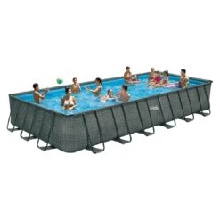 Summer Fun Elite Frame Pool Set 732x366x132cm Grau -Gartenmöbel Geschäft summer fun elite frame pool set 732x366x132cm 1419740 11