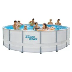 Summer Fun Elite Frame Pool Set Ø488x122cm Weiß -Gartenmöbel Geschäft summer fun elite frame pool set durchm488x122cm 1419685 12
