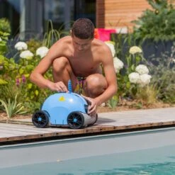 Summer Fun Orca 50CL Bodensauger Mit Akku, Bis 80m² Blau -Gartenmöbel Geschäft summer fun orca 50cl bodenssauger mit akuu bis 80m C2 B2 1379458 3