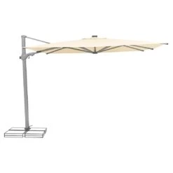 Suncomfort Varioflex Ampelschirm Solar/LED 300x300cm Ecru