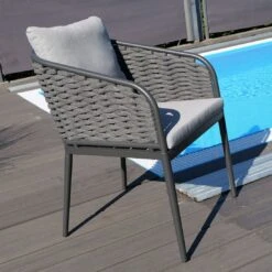 Sungörl Lago Gartensessel Aluminium/Rope Anthrazit/Grau -Gartenmöbel Geschäft sungoerl lago gartensessel aluminium rope 1471803 3