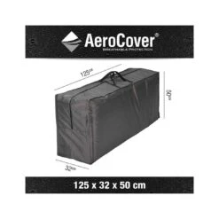 AeroCover Schutztasche Für Auflagen 123x32x50cm Polyester Uni Anthrazit 19 AeroCover Schutztasche Für Auflagen 123x32x50cm Polyester Uni Anthrazit -Gartenmöbel Geschäft tragetasche 123x32x50cm 8