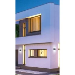 Trio Leuchten Thames II Außenwandbeleuchtung Aluminium Druckguss / Glas Anthrazit -Gartenmöbel Geschäft trio leuchten thames ii wandleuchte aluminium druckguss 1309564 3