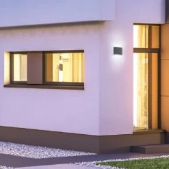 Trio Leuchten Thames II Außenwandbeleuchtung Aluminium Druckguss / Glas Anthrazit -Gartenmöbel Geschäft trio leuchten thames ii wandleuchte aluminium druckguss 1309564 4