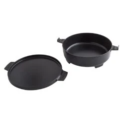 Weber 2in1 Dutch Oven & Pfanne Emailliertes Gusseisen