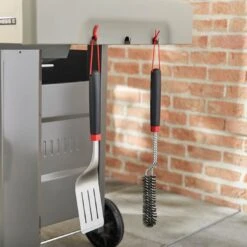 Weber Grillbürste Schmal Edelstahl/Kunststoff Silber/Schwarz -Gartenmöbel Geschäft weber grillburste schmal edelstahl kunststoff silber schwarz 1323490 3