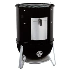 Weber Räuchergrill Smokey Mountain Cooker 47cm, Black Schwarz -Gartenmöbel Geschäft weber smokey mountain cookertm 47cm schwarz 2