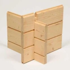 Wolff Finnhaus Bornholm 40-A Typ 4 Gartenhaus 290x240cm Mit Dreieckglas-Tür Natur -Gartenmöbel Geschäft wolff finnhaus bornholm 40 a typ 4 290x240cm mit dreieckglas tuer 1401128 5