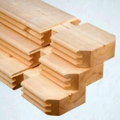 Wolff Finnhaus Bornholm 40-A Typ 5 Gartenhaus 290x240cm Mit Milchglas-Tür Natur -Gartenmöbel Geschäft wolff finnhaus bornholm 40 a typ 5 290x240cm mit milchglas tuer 1401150 3