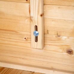 Wolff Finnhaus Bornholm 40-A Typ 5 Gartenhaus 290x240cm Mit Milchglas-Tür Natur -Gartenmöbel Geschäft wolff finnhaus bornholm 40 a typ 5 290x240cm mit milchglas tuer 1401150 4