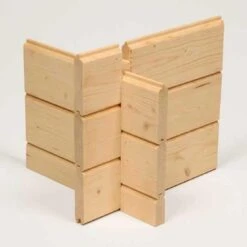 Wolff Finnhaus Bornholm 40-A Typ 5 Gartenhaus 290x240cm Mit Milchglas-Tür Natur -Gartenmöbel Geschäft wolff finnhaus bornholm 40 a typ 5 290x240cm mit milchglas tuer 1401150 5