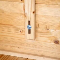 Wolff Finnhaus Bornholm 40-B Typ 1 Gartenhaus 320x320cm Mit Vollholz-Tür Natur -Gartenmöbel Geschäft wolff finnhaus bornholm 40 b typ 1 320x320cm mit vollholz tuer 1401161 4