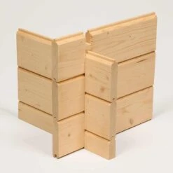 Wolff Finnhaus Lyon B Gartenhaus 230x230cm Inkl. Fußboden+Doppeltür Natur -Gartenmöbel Geschäft wolff finnhaus lyon b gartenhaus 230x230cm inkl fussboden doppeltuer 1401524 4