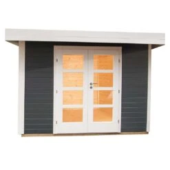 Wolff Finnhaus Relax C Gartenhaus Anthrazit