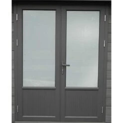 Wolff Finnhaus WPC-Trend B Gartenhaus 234x187cm+Doppeltür Grau -Gartenmöbel Geschäft wolff finnhaus wpc trend b gartenhaus 234x187cm doppeltuer 1404769 5