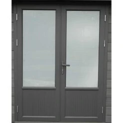 Wolff Finnhaus WPC-Trend B+ Gartenhaus 444x187cm+Anbau 200cm Grau -Gartenmöbel Geschäft wolff finnhaus wpc trend b gartenhaus 444x187cm anbau 200cm 1404791 3