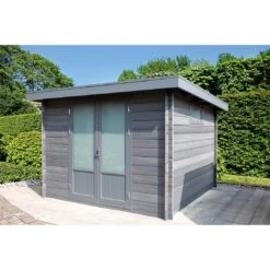 Wolff Finnhaus WPC-Trend D Gartenhaus 287x287cm + Doppeltür Grau 14 Wolff Finnhaus WPC-Trend D Gartenhaus 287x287cm + Doppeltür Grau -Gartenmöbel Geschäft wolff finnhaus wpc trend d gartenhaus 287x287cm doppeltuer 1404824 4