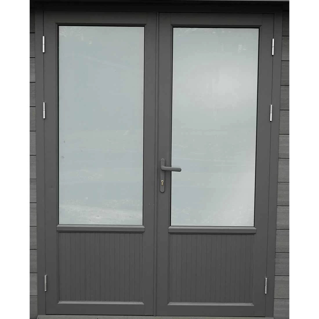 Wolff Finnhaus WPC-Trend D Gartenhaus 287x287cm + Doppeltür Grau 7 Wolff Finnhaus WPC-Trend D Gartenhaus 287x287cm + Doppeltür Grau – Bild 5