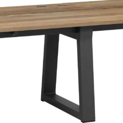 Zebra Phönix Gartenbank 220cm Aluminium/Teak Recycelt Graphit 7 Zebra Phönix Gartenbank 220cm Aluminium/Teak Recycelt Graphit -Gartenmöbel Geschäft zebra phonix 3 sitzerbank 220cm aluminium teak recycelt graphit 1199707 3